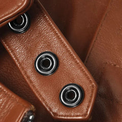 Authentic Brown Leather Jacket for Men