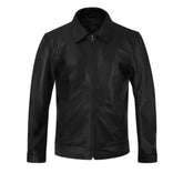 Men’s Classic Black Leather Jacket