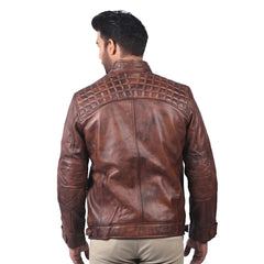 Brown Genuine Classic Leather Jacket