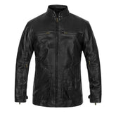 Classic Black Leather Jacket for Men