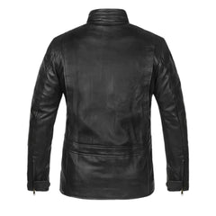 Classic Black Leather Jacket for Men