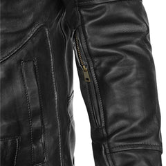 Classic Black Leather Jacket for Men