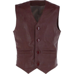 Men Borduex HandMade Leather Vest