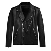 Men Classic Black Leather Jacket