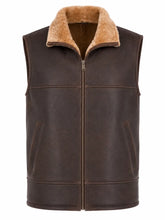 Men's Antique Brown Handmade Leather Vest