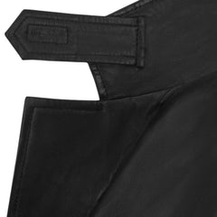 Men’s Authentic Black Leather Blazer Jacket