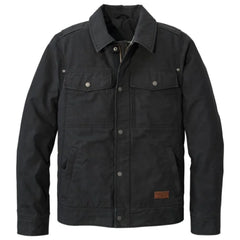 Men’s Black Cotton Trucker Jacket