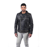 Men’s Black Ironcrest Leather Jacket