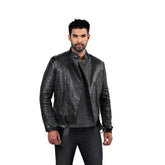 Men’s Black Nexor Leather Jacket