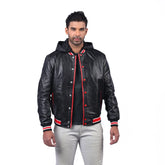 Men’s Black Rydex Leather Jacket