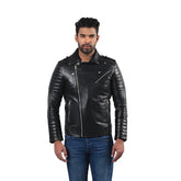 Men’s Black Shadowrift Leather Jacket