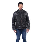 Men’s Black Smooth Leather Jacket
