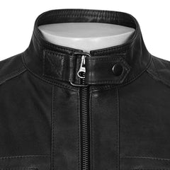Men’s Black Stylish Leather Jacket