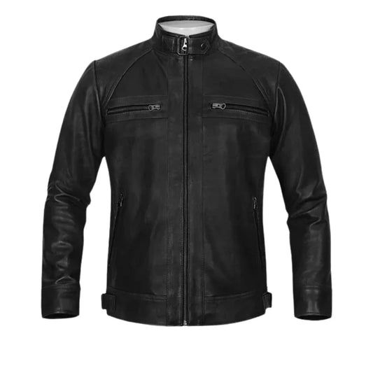 Men’s Black Stylish Leather Jacket