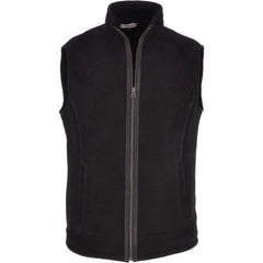 Men's Black Suede Leather Vest