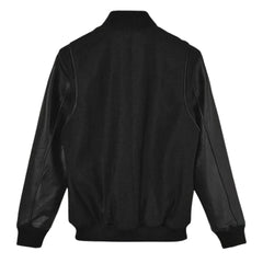 Men’s Black Varsity Leather Jacket