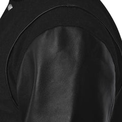 Men’s Black Varsity Leather Jacket