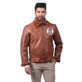 Men’s Brown Airstorm Leather Jacket