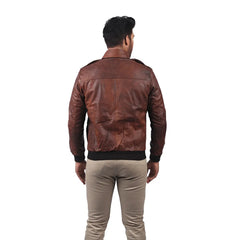 Men’s Brown Classic Leather Jacket