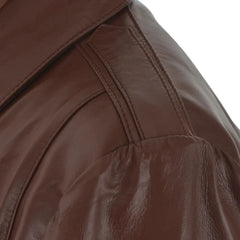 Men’s Brown Minimalist Leather Jacket