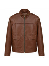 Men’s Brown Pocket Jacket Front