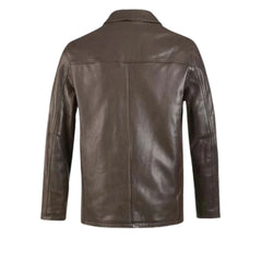 Men’s Brown Real Leather Jacket