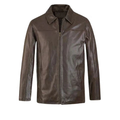Men’s Brown Real Leather Jacket