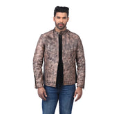Men’s Brown Stoneway Leather Jacket