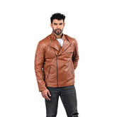 Men’s Brown Veyron Leather Jacket