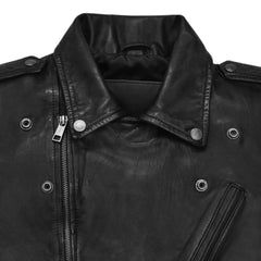 Men’s Classic Black Brando Leather Jacket