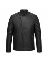 Men’s Clean Leather Jacket Front