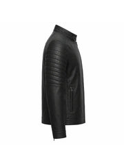 Men’s Clean Leather Jacket Right