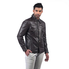 Men’s Dark Brown Norvik Leather Jacket