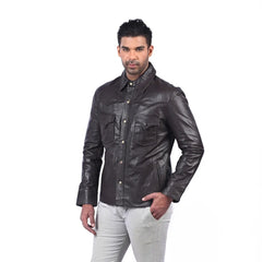 Men’s Dark Brown Norvik Leather Jacket