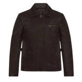 Men’s Dark Brown Standard Leather Jacket