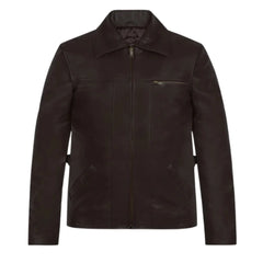 Men’s Dark Brown Standard Leather Jacket