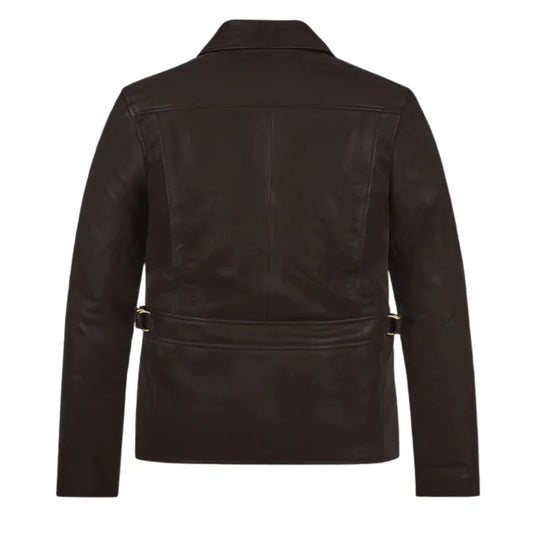 Men’s Dark Brown Standard Leather Jacket