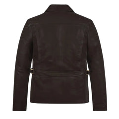 Men’s Dark Brown Standard Leather Jacket