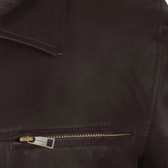 Men’s Dark Brown Standard Leather Jacket