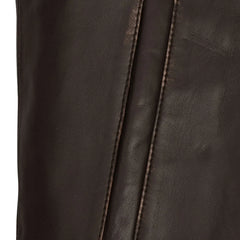 Men’s Dark Brown Standard Leather Jacket