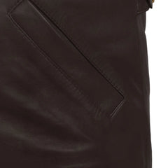 Men’s Dark Brown Standard Leather Jacket