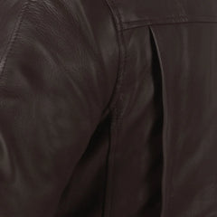 Men’s Dark Brown Standard Leather Jacket