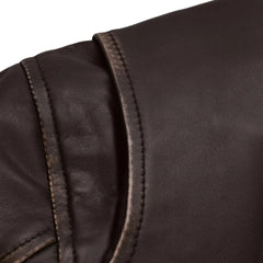 Men’s Dark Brown Standard Leather Jacket