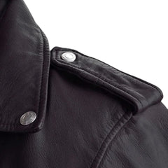 Men’s Dark Purple Leather Jacket