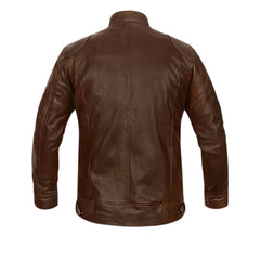 Men’s Brown Casual Leather Jacket