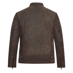Men’s Brown Suede Leather Jacket