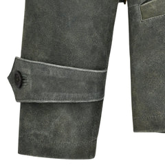 Men’s Grey Suede Leather Jacket