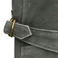 Men’s Grey Suede Leather Jacket