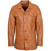 Men's Double Pocket Tan Blazer