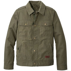 Men’s Green Cotton Trucker Jacket